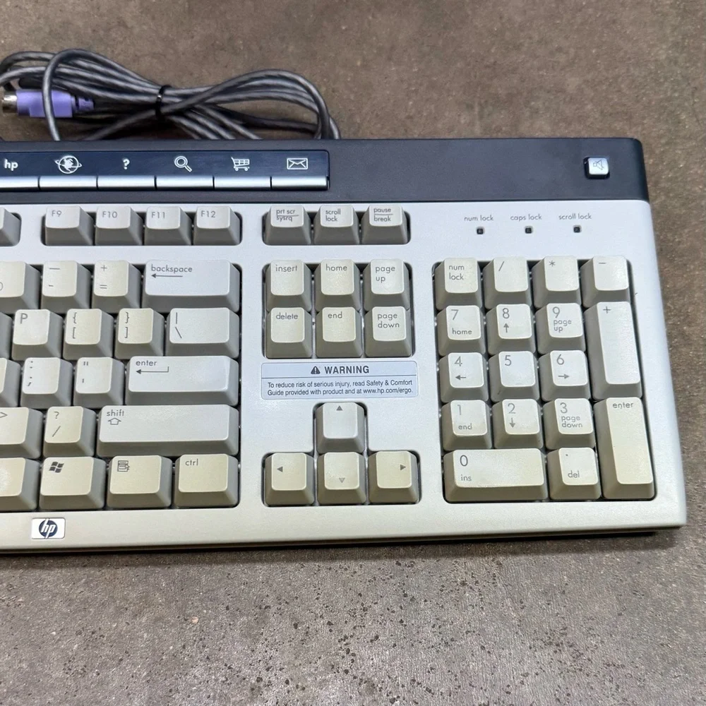 HP Keyboard Mouse Combo w JBL Speakers Desktop Computer Set
